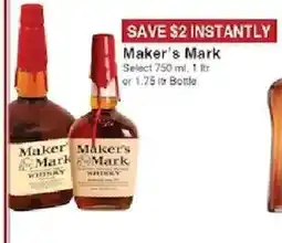 Piggly Wiggly Maker's Mark Whisky offer
