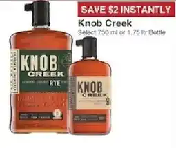Piggly Wiggly Knob Creek Rye offer