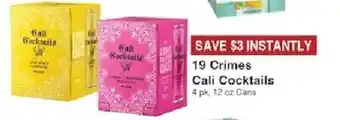 Piggly Wiggly Cali Cocktails 19 Crimes offer
