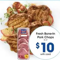 Mariano's Fresh Bone-In Pork Chops offer