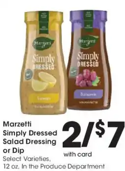 Mariano's Marzetti Simply Dressed Salad Dressing or Dip offer