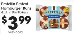 Mariano's Pretzilla Hamburger Buns offer