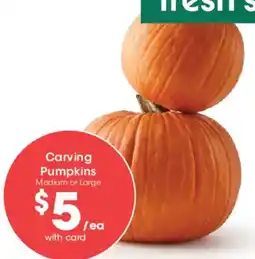 Mariano's Carving Pumpkins offer