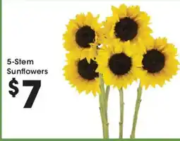 Mariano's 5-Stem Sunflowers offer