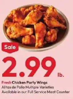 Stater Bros Fresh Chicken Party Wings offer