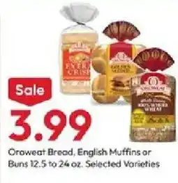 Stater Bros Craweat Bread English Muffins or Buns offer