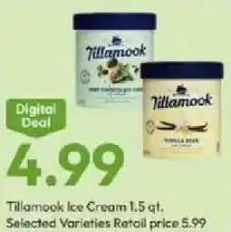 Stater Bros Tillamook ice cream offer