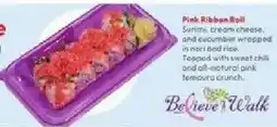 Stater Bros Believe Walk Pink Ribbon Roll offer