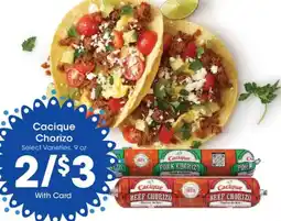 Mariano's Cacique Chorizo offer