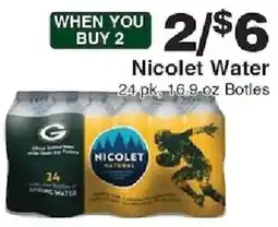Piggly Wiggly Nicolet Water offer