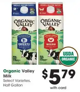 Mariano's Organic Valley Milk offer