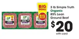 Mariano's Simple Truth Organic Ground Beef offer