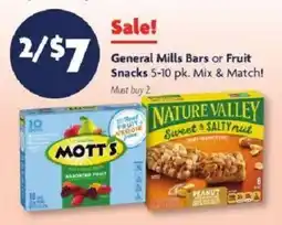 Family Dollar General Mills Bars or Fruit Snacks offer