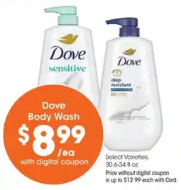 Mariano's Dove Body Wash offer