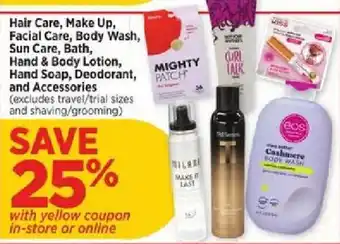 Mighty Patch, Curl Talk, Milani Make It Last, Eos Cashmere Body Wash
