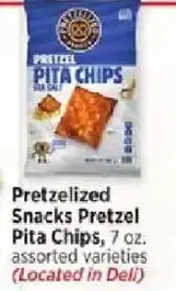 H-E-B Pretzelized Snacks Pretzel Pita Chips offer