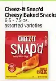 H-E-B Cheez-it snap'd cheesy baked snacks offer