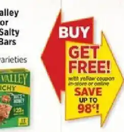 H-E-B Valley Salty Bars offer