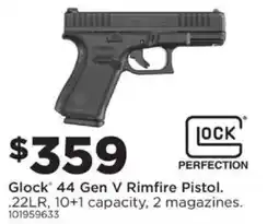 Mills Fleet Farm Glock 44 Gen V Rimfire Pistol offer