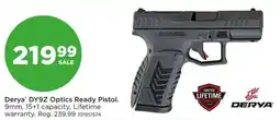 Mills Fleet Farm Derya DY9Z Optics Ready Pistol offer