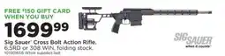 Mills Fleet Farm Sig Sauer Cross Bolt Action Rifle offer