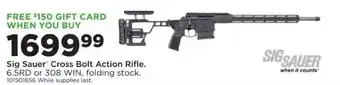 Sig Sauer Cross Bolt Action Rifle
