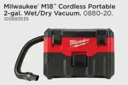 Mills Fleet Farm Milwaukee M18 Cordless Portable 2-gal. Wet/Dry Vacuum offer