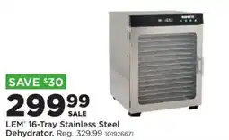 Mills Fleet Farm Lem 16-Tray Stainless Steel Dehydrator offer