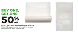 Mills Fleet Farm Lem vacuum sealing bags & rolls offer