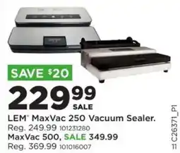 Mills Fleet Farm Lem Maxvac 250 Vacuum Sealer offer