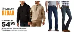 Mills Fleet Farm Ariat Rebar Men's & Ladies' Workwear offer