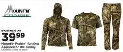 Mills Fleet Farm Mount'n Prairie Hunting Apparel for the Family offer