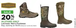 Mills Fleet Farm LaCrosse Men's Footwear offer