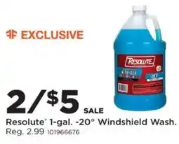 Mills Fleet Farm Resolute windshield wash offer
