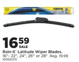 Mills Fleet Farm Rain-X Latitude Wiper Blades offer