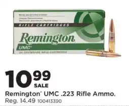 Mills Fleet Farm Remington UMC .223 Rifle Ammo offer