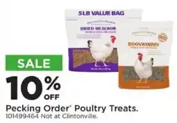 Mills Fleet Farm Pecking Order Poultry Treats offer