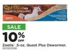 Mills Fleet Farm Zoetis quest plus dewormer offer