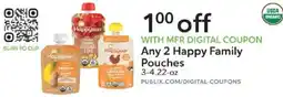 Publix Happy Family Pouches offer