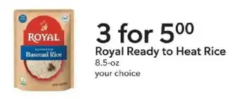 Royal ready to heat rice