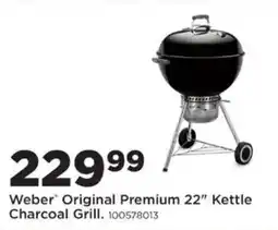 Mills Fleet Farm Weber Original Premium 22" Kettle Charcoal Grill offer