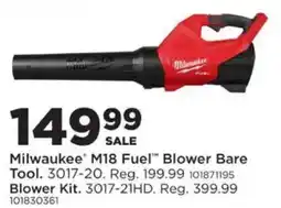 Mills Fleet Farm Milwaukee M18 Fuel Blower Bare Tool offer