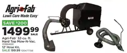 Mills Fleet Farm Agri-Fab 32-cu. ft. Hard Top Mow-N-Vac. offer