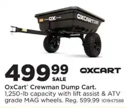 Mills Fleet Farm OxCart Crewman Dump Cart offer
