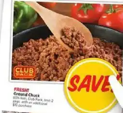 H-E-B Club Pack Fresh! Ground Chuck offer