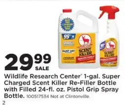 Mills Fleet Farm Wildlife Research Center Scent Killer offer