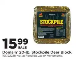 Mills Fleet Farm Domain 20-lb. Stockpile Deer Block offer