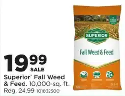 Mills Fleet Farm Superior Fall Weed & Feed offer