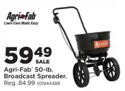 Mills Fleet Farm Agri-Fab 50-lb. Broadcast Spreader offer