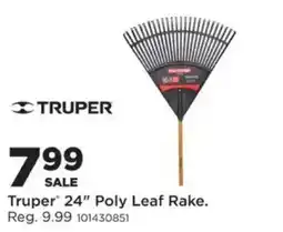 Mills Fleet Farm Truper 24" Poly Leaf Rake offer